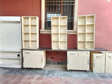 медицинская мебель бу: Salon ucun mebel ve skaflar 
hammisi birlikde 180 m — 1