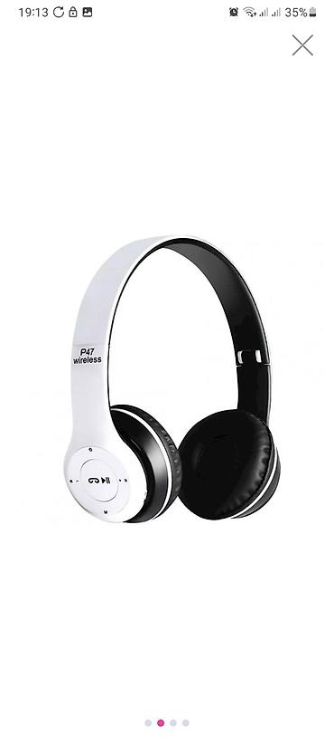 Səsgücləndiricilər, qulaqlıqlar və mikrofonlar: Məhsul: P47 Wireless qulaqcıq - Bağlantı: Bluetooth (4.1+EDR yazısı — 19