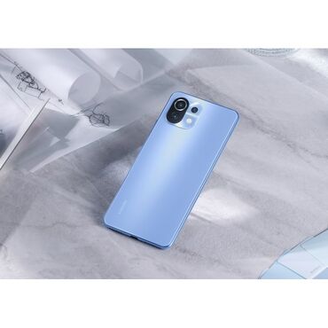 islenmis iphone 6: Xiaomi 11 Lite, 256 GB, rəng - Mavi, 
 Barmaq izi