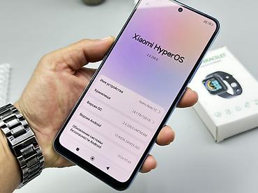 Уюлдук телефондор жана аксессуарлар: Redmi, Redmi Note 12, Колдонулган, 128 ГБ, түсү - Көгүлтүр, 2 SIM — 4