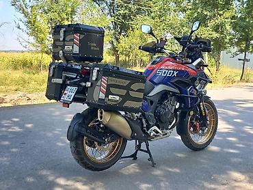 Транспорт: Турэндуро мотоцикл KOVE 500X Adventure с комплектом экспедиционного — 2