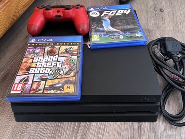 PS4 (Sony PlayStation 4): PlayStation 4 Pro (PS4 Pro) комплект. В набор входит: - Консоль Sony