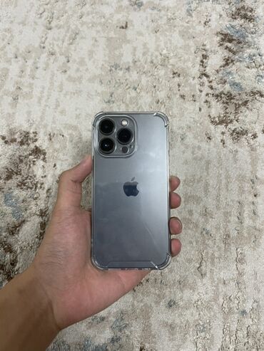 Apple iPhone: IPhone 13 Pro, 128 ГБ, Графит, Чехол, 76 %