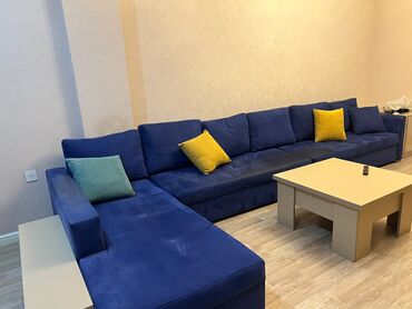 Divanlar: Künc divan, Açılmayan, Bazasız, Vеlur parça, Çatdırılma yoxdur