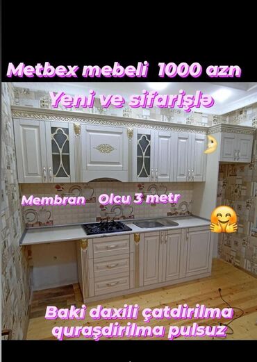 Mətbəx mebeli: Mətbəx mebeli yeni