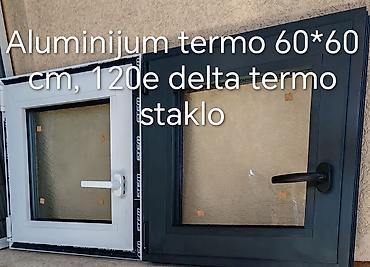 watch beograd: Aluminijumski prozor termo 60×60 cm sa delta termo staklom. - — 1