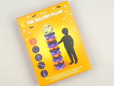 Używany zestaw do stworzenia kolumny z balonów foliowych na Halloween