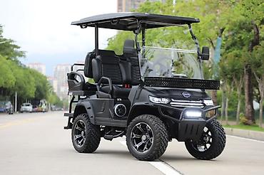 Microcar: Qolf kar – 4 nəfərlik, yüksək klirensli, tam ölçülü dam və küləkşşəsi — 1