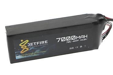JetFire 14.8V 7000mAh 70C Li-Po 4S Batareya Yüksək axınlı tətbiqlər