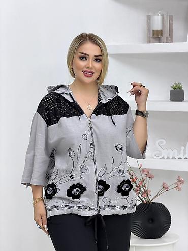 qar qız geyimi: Qadın üçrəng dəst – kapüşonlu bluz + şalvar .Razmer 42 44 46 48 50 52 — 3