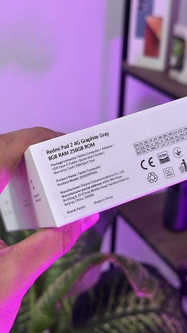 redmi 11 т: Планшет, Redmi, эс тутум 256 ГБ, 10" - 11", 4G (LTE), Жаңы, Классикалык түсү - Боз — 2