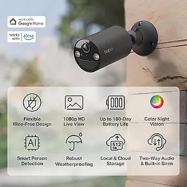 TP-Link Tapo C403 2mp Battery-Powered Wire-Free Indoor/Outdoor
