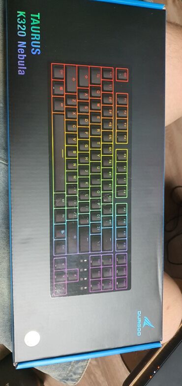 кулер для: Игровая клавиатура Durgod Taurus K320 Nebula RGB, Cherry MX RGB Blue