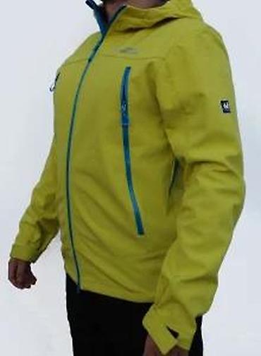 Jakne za prelazni period: Muška outdoor softshell jakna – žuta sa plavim rajsferšlusima - — 13