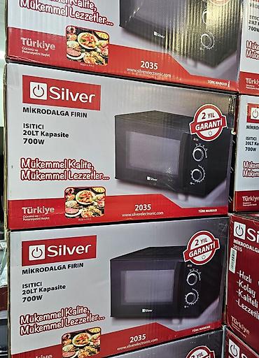Mikrodalğalı sobalar: Mikrodalğalı soba Silver, Ayrıca dayanan, Mikrodalğalar ilə, rəng - Qara, Yeni — 13