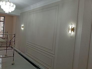 Фасадные 3D панели: Стенные декоративные панели с классическими молдингами и встроенным — 15