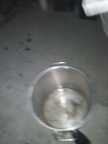 Tava-qazan dəstləri: Qazan, rəng - Gümüşü, Paslanmayan polad, Türkiyə — 1