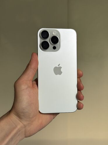 старые айфоны купить: IPhone 15 Pro Max, Б/у, 256 ГБ, White Titanium, 95 %