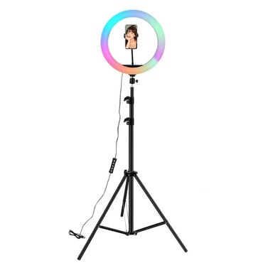 selfi isigi: Кольцевая лампа MJ33 33 см Многоцветная мультиколор лампа кольцевого