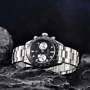 Ručni satovi: PAGANI DESIGN PD-1718 - 39.5mm -Crna- Tudor BB Chrono Homage Potpuno — 9