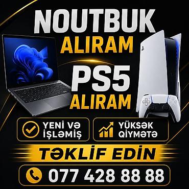 ən ucuz planşet: YUKSEK QİYMETE NOUTBUK PS5 ALİRAM TEKLİF EDİN YENİ VE İŞLƏMİŞ — 1