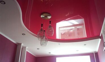 Натяжной потолок: Натяжной потолок Глянцевое, Матовое, 3D потолки Бесплатный замер, Гарантия, Монтаж — 12