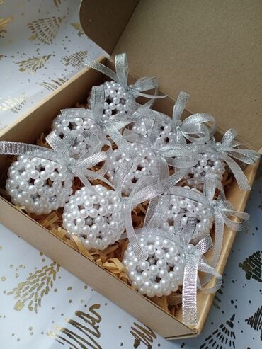 Yeni il oyuncaqları və bəzəkləri: Məhsul: əl istehsalı şam ağacı bəzəkləri Təsvir: - Kristal kəsimli — 9