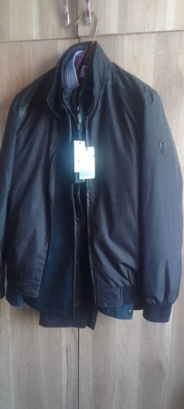 осенний куртки для мужчин: Куртка XL (EU 42), цвет - Серый