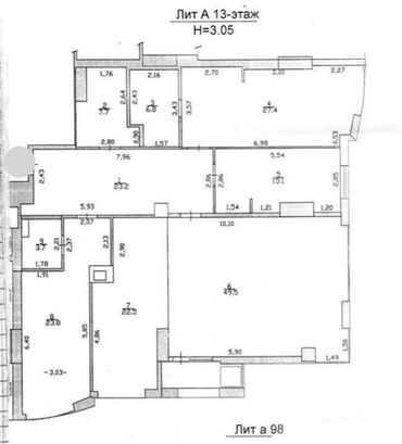 Продажа квартир: 3 комнаты, 92 м², Элитка, 3 этаж, ПСО (под самоотделку)