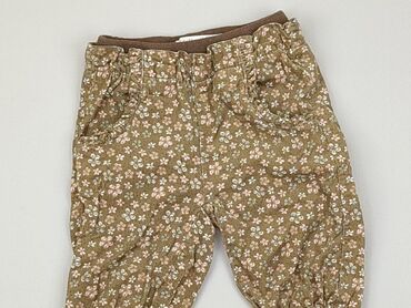 butelkowa zieleń spodnie: Niemowlęce spodnie materiałowe, Wcześniak, 50-56 cm, Name it, stan - Dobry