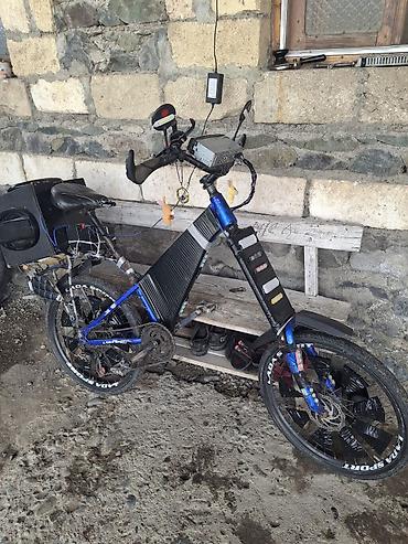 электро велосипед: Satır velosipet əla vəziyətdədi moped və mateskletlə də barter olunur — 3