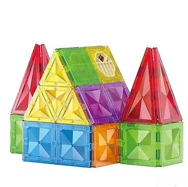 crvene 95: Magnetne 3D Kocke za Sklapanje od 30 Delova Razvijajte kreativnost i — 3
