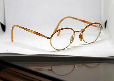 Naočare: Vintage dioptrijski ram OVAL u boji ćilibara. Vintage dioptrijski ram — 4