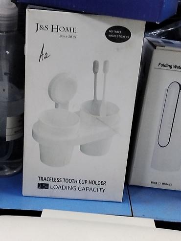 Держатель для зубных щеток и стаканов J&S Home (модель на коробке
