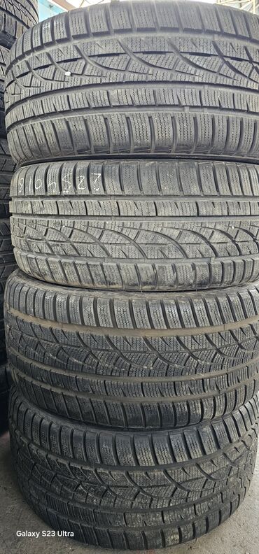 Шины: Шины 255 / 35 / R 18, Зима, Б/у, Комплект, Легковые, Корея, Hankook