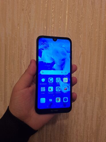 xiaomi note 9: Huawei Y6, 32 GB, rəng - Bej, Sensor, İki sim kartlı