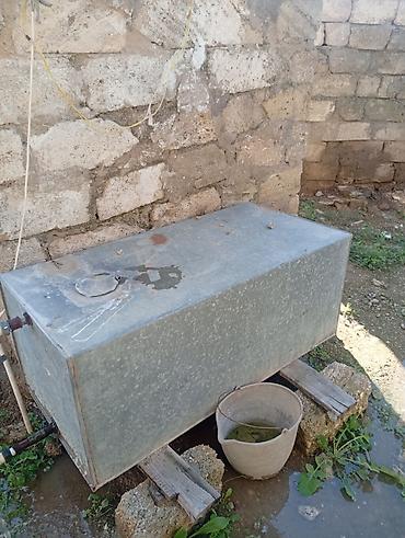 Qalvanizə olunmuş metal su çəni - Material: qalvanizə polad təbəqə -