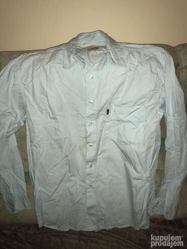 Košulje: Košulja Na duge rukave, L, XL, Moschino, bоја - Siva, Pamuk — 6