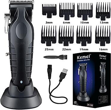 Бытовая техника: №: 12903 Məhsulun adı: Saç kəsimi üçün cihaz Kemei KM-2296 Black — 2