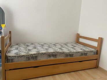 poklanjam bračni krevet: Single bed, Storage drawer, color - Beige