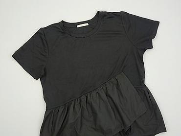 czarne dresy: T-shirt damski, rozmiar L — 1