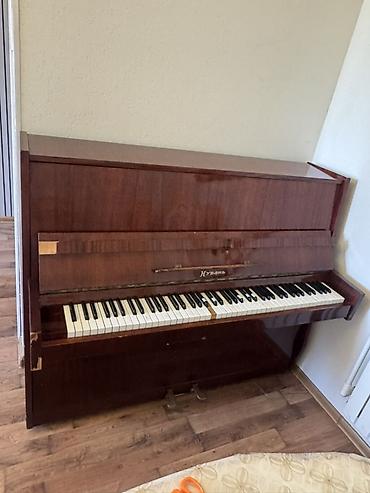 Musiqi alətləri: Upright piano – “Неваль” markalı - Korpus: tünd qəhvəyi laklı ağac — 2