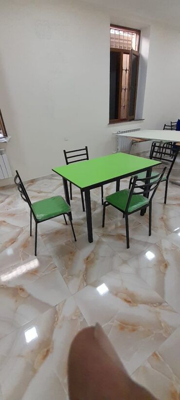 Sifarişlə masa və oturacaq dəstləri: Kvadrat masa, Mətbəx üçün, Dəhliz üçün, Eyvan üçün, 4 nəfər, Açılmayan, Azərbaycan, Zəmanətli — 3