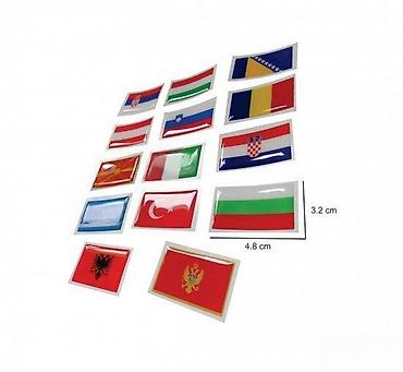 Tuning oprema: Zastave država - stikeri - 1056 📌 opis: samolepljivi stiker izradjen — 2