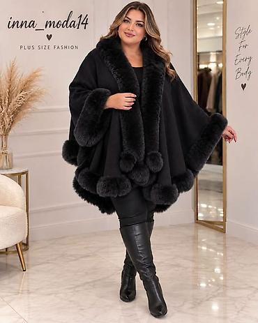 Pončo: ✨️BIG SIZE MODEL ✨️ Nase najlepse pelerine za punije dame Velicine: M — 2