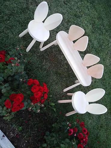 Setovi stolova i stolica: Zeka mis stolice fi26cm 3000din zeka mis fi 30 3100din kruna — 9