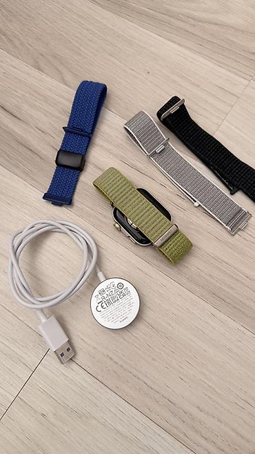 elektrikli saat: Ağıllı saat + aksesuarlar dəsti Məhsul: - Kvadrat korpuslu ağıllı — 2