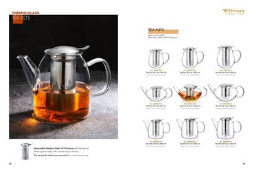 Digər süfrə qabları: Wilmax Çayniklər və Stəkanlar – Klassikanın Zərif Tərifi Wilmax — 12