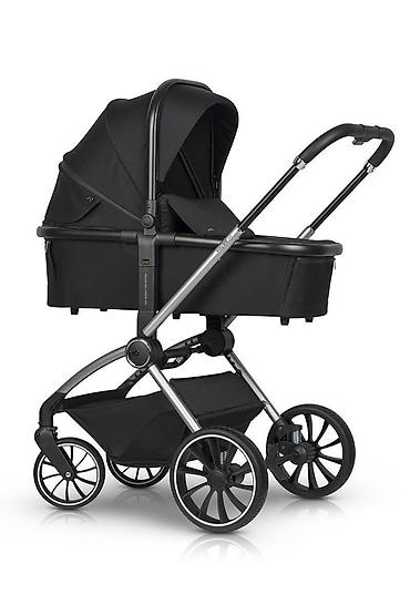 rider papuce: EUROCART Easy Go Giro 2u1 kolica za bebe – Ebony Black SKU — 1