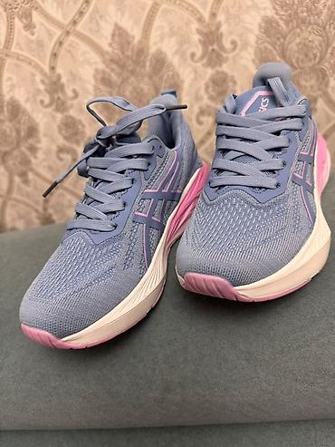 асикс спортивки: Кроссовки, 37, Asics, Новый, цвет - Голубой, Самовывоз — 1